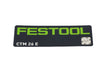 Festool Typenschild CTM 26 E ET-BG Ersatzteil 10737255