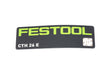Festool Typenschild CTH 26 E ET-BG Ersatzteil 10737642