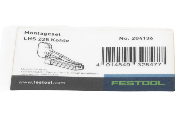 Festool Etikett LHS 225 Montageset Kohle Ersatzteil 718953