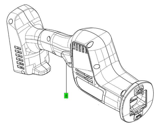 Festool Gehäuse-Satz ERSC 18 ET-BG Ersatzteil 11059591
